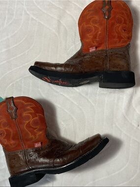 Justin Gypsy ostrich leather cowgirl boots